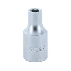 Wiha Tools 33305 1/4 Inch Drive Socket, 6 Point, 5/32 Inch
