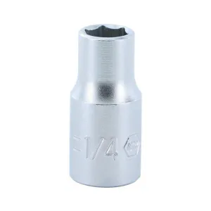 Wiha Tools 33308 1/4 Inch Drive Socket, 6 Point, 1/4 Inch