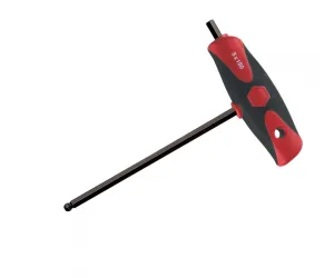 Wiha Tools 33454 Soft Grip Dual Drive Ball End Hex T-Handle 8.0mm