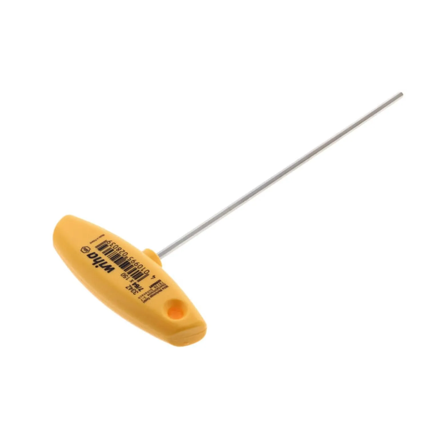 Wiha Tools 33456 Classic Grip Hex SAE T-Handle 7/64" x 150 mm
