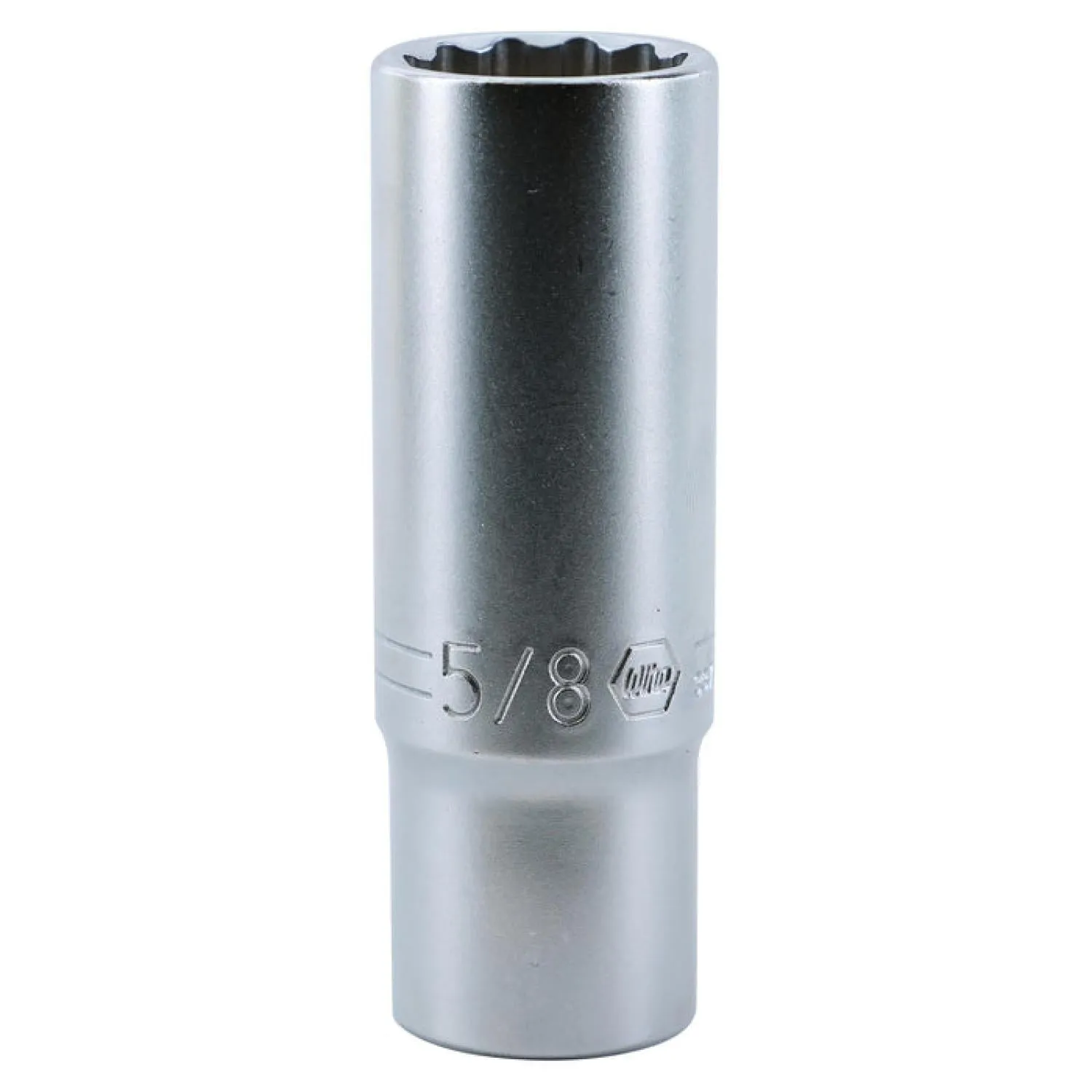Wiha Tools 33745 3/8 Inch Drive Deep Socket, 12 Point, 5/8 Inch