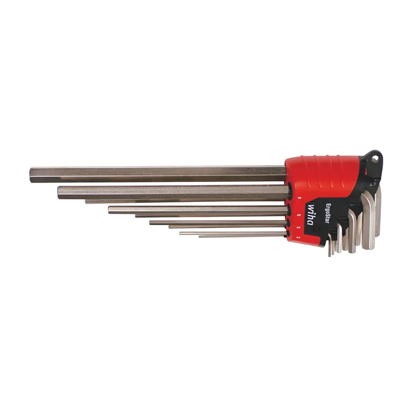Wiha Tools 35297 9 Piece Hex L-Key Long Arm Set - Metric