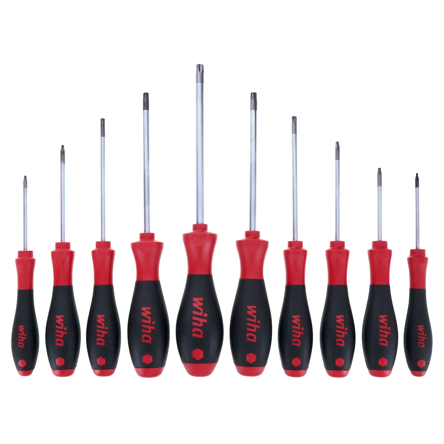 Wiha Tools 36259 SoftFinish Security TORX 10 Piece Set T7s-T40s