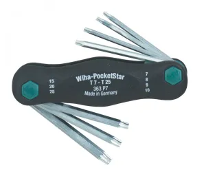 Wiha Tools 36396 7-Piece TORX PocketStar Fold Out Set