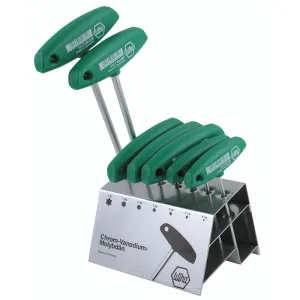 Wiha Tools 36490 7 Piece TORX T-handle Metal Stand Set
