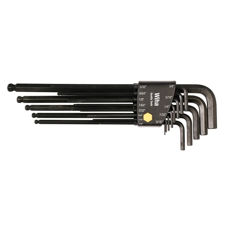 Wiha Tools 36991 13 Piece Ball End Long Arm Hex L-Key Set - Inch