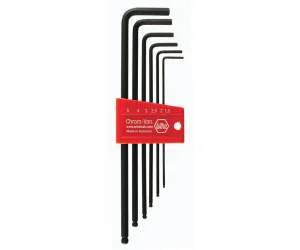 Wiha Tools 36992 Ball End Long Arm Hex Metric L - Key Set, 6 Pc.