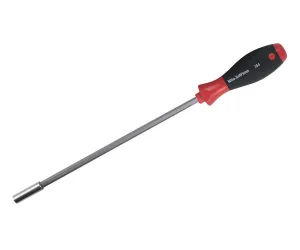 Wiha Tools 38460 Bit Holding Screwdriver with SoftFinish Handle, 1/4" x 300mm