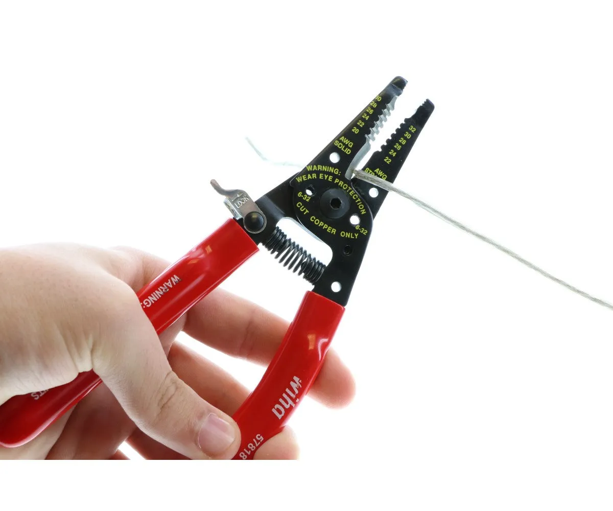 Wiha Tools 57818 7.25" Wire Strippers & Cutters