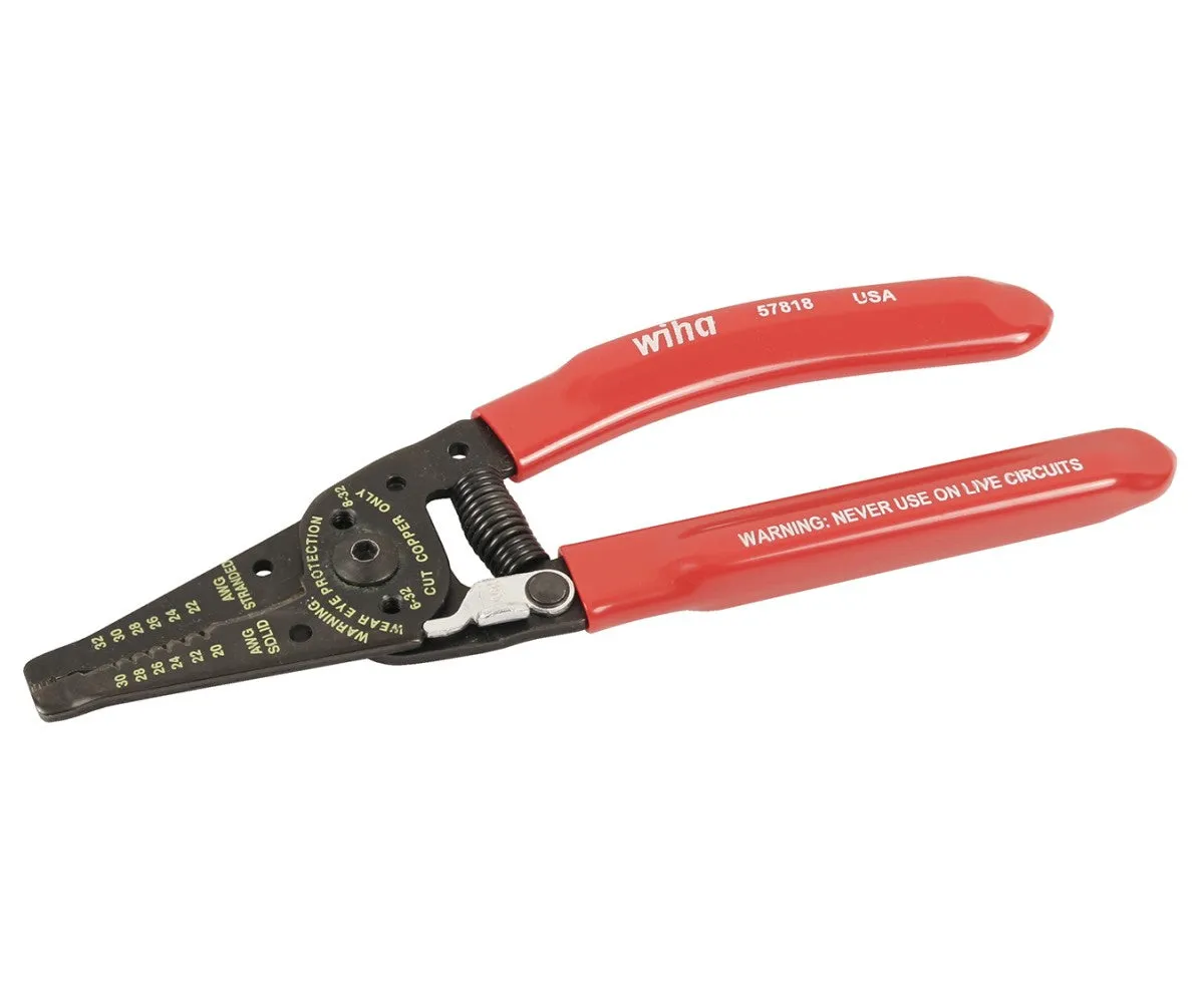 Wiha Tools 57818 7.25" Wire Strippers & Cutters