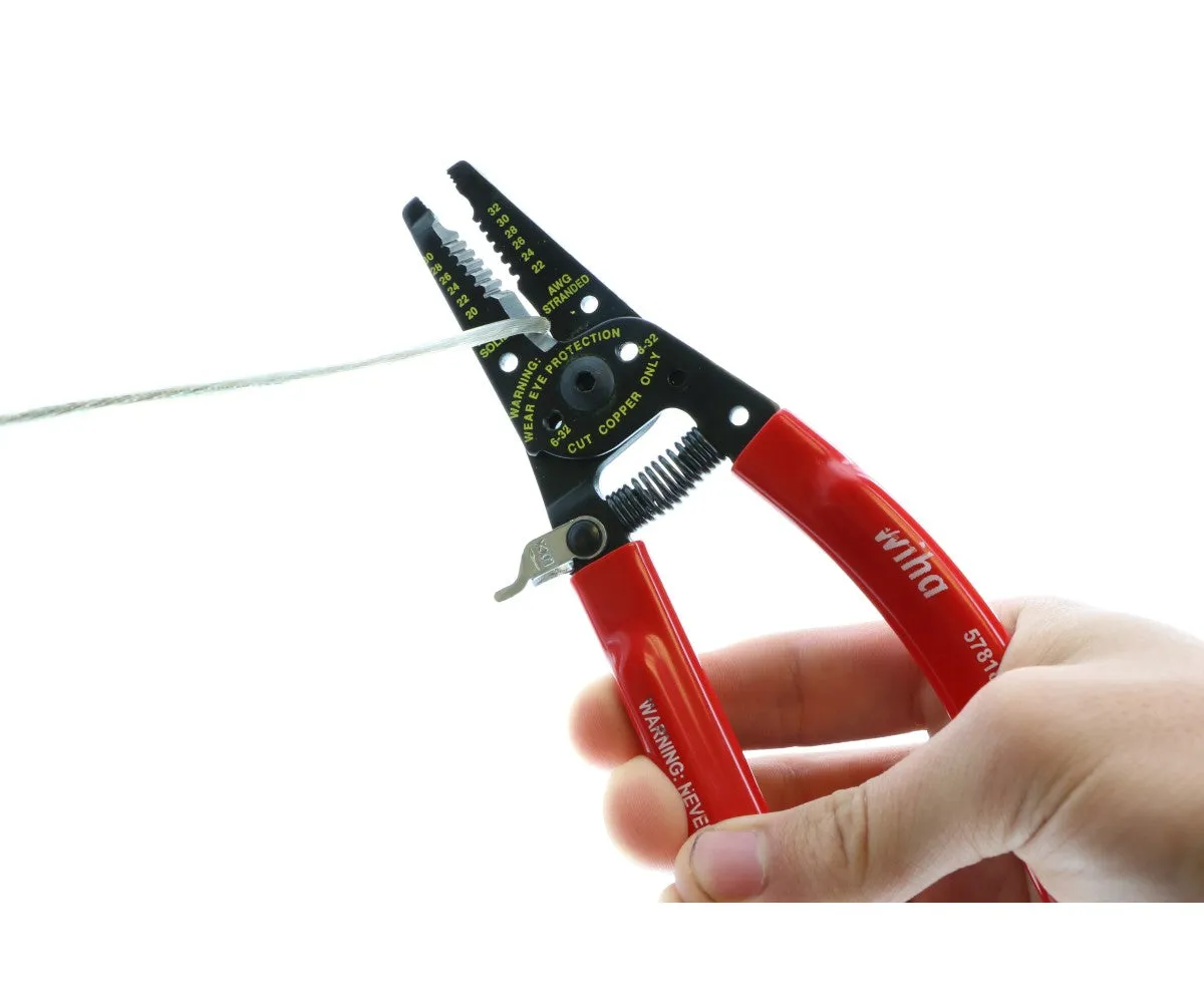 Wiha Tools 57818 7.25" Wire Strippers & Cutters