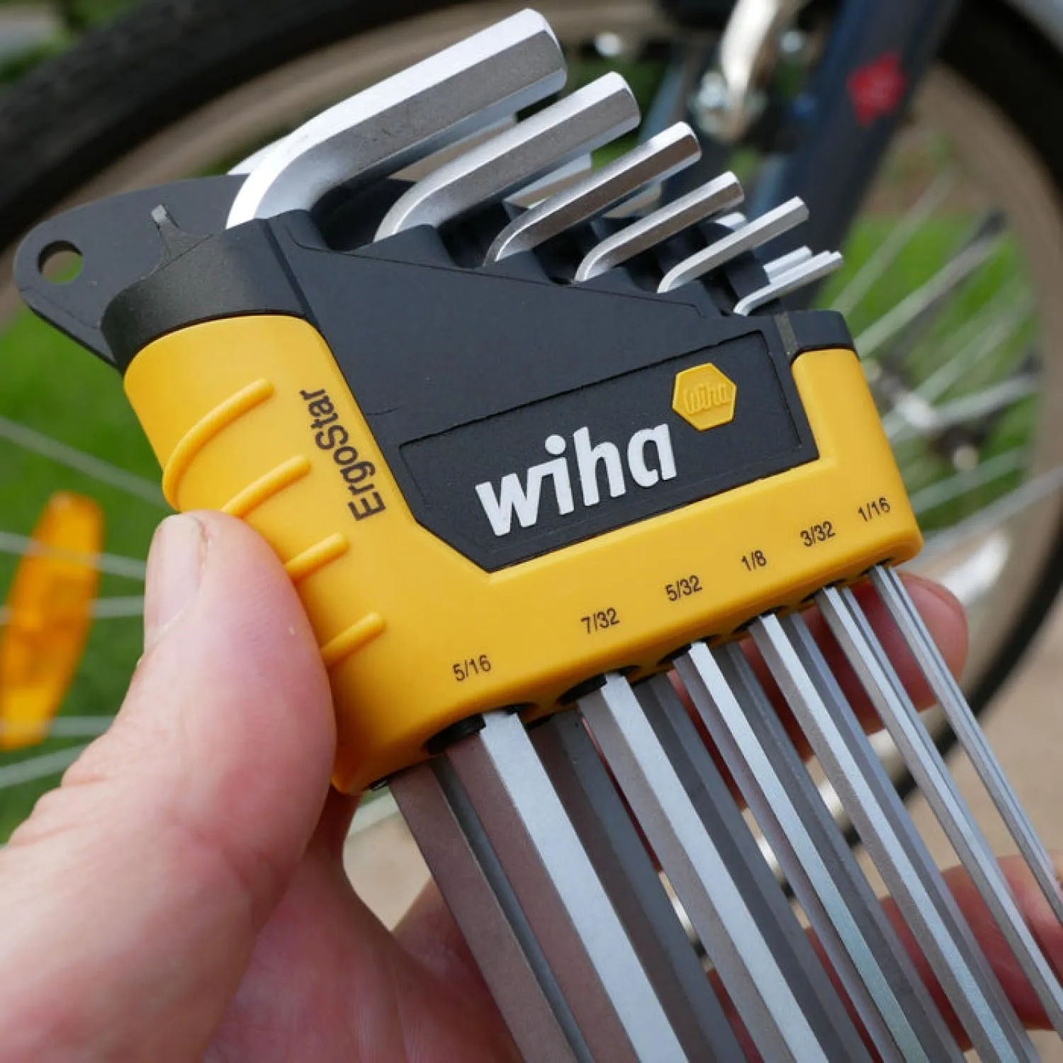 Wiha Tools 66991 MagicRing Screw Holding Ball End Hex L-Key Inch 13 Piece Set