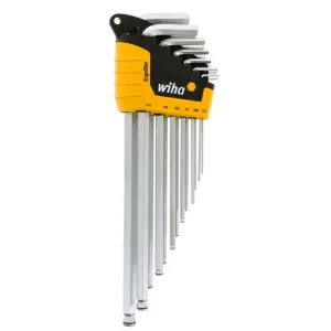 Wiha Tools 66991 MagicRing Screw Holding Ball End Hex L-Key Inch 13 Piece Set
