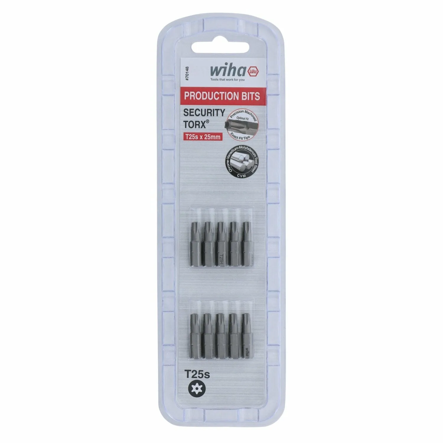 Wiha Tools 70148 T25s x 25mm Security TORX Insert Bit