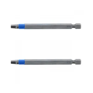 Wiha Tools 70325 TerminatorBlue Impact Bit Square #2 - 3.5 Inch - 2 Pack