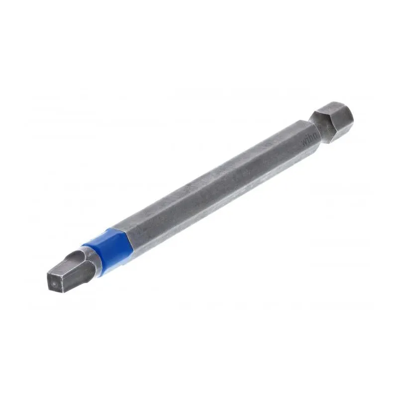Wiha Tools 70325 TerminatorBlue Impact Bit Square #2 - 3.5 Inch - 2 Pack