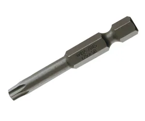 Wiha Tools 70510 T10s x 50mm Security TORX Power Bit, 10 Pack