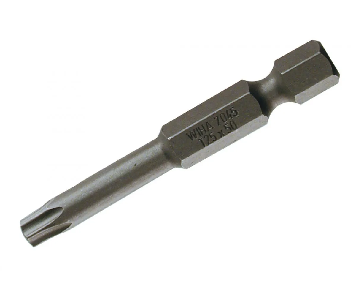 Wiha Tools 70510 T10s x 50mm Security TORX Power Bit, 10 Pack