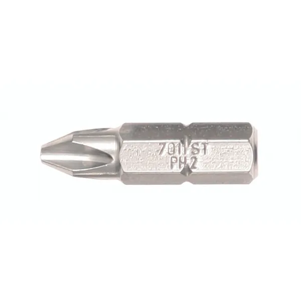 Wiha Tools 71133 #1 x 25mm Stainless Steel Phillips Insert Bit