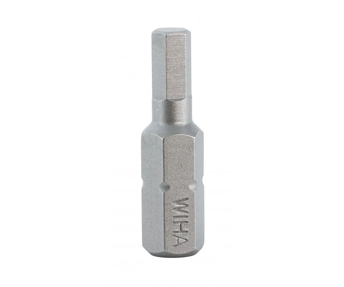 Wiha Tools 71312 Hex Metric Insert Bits, 4.0 mm x 25 mm, 10 Pk.