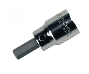 Wiha Tools 71331 Hex Metric Bit Socket, 3/8" Square Drive, 4.0 mm