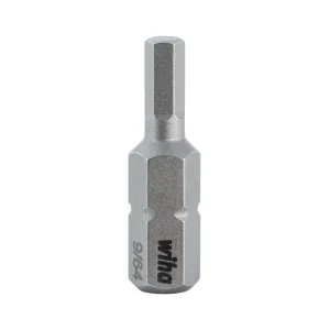 Wiha Tools 71339 Hex Inch Insert Bits, 9/64" x 25 mm, 10 Pk.