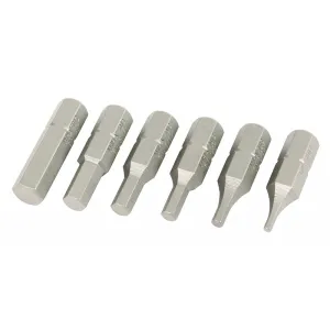 Wiha Tools 71396 Hex SAE Insert Bit Set, 6 Piece