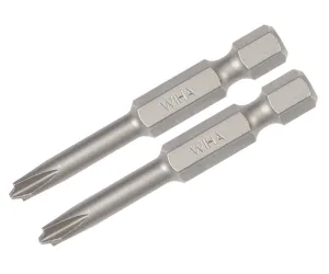 Wiha Tools 71455 Xeno Terminal Block Power Bits, #1 x 50 mm, 2 Pk.