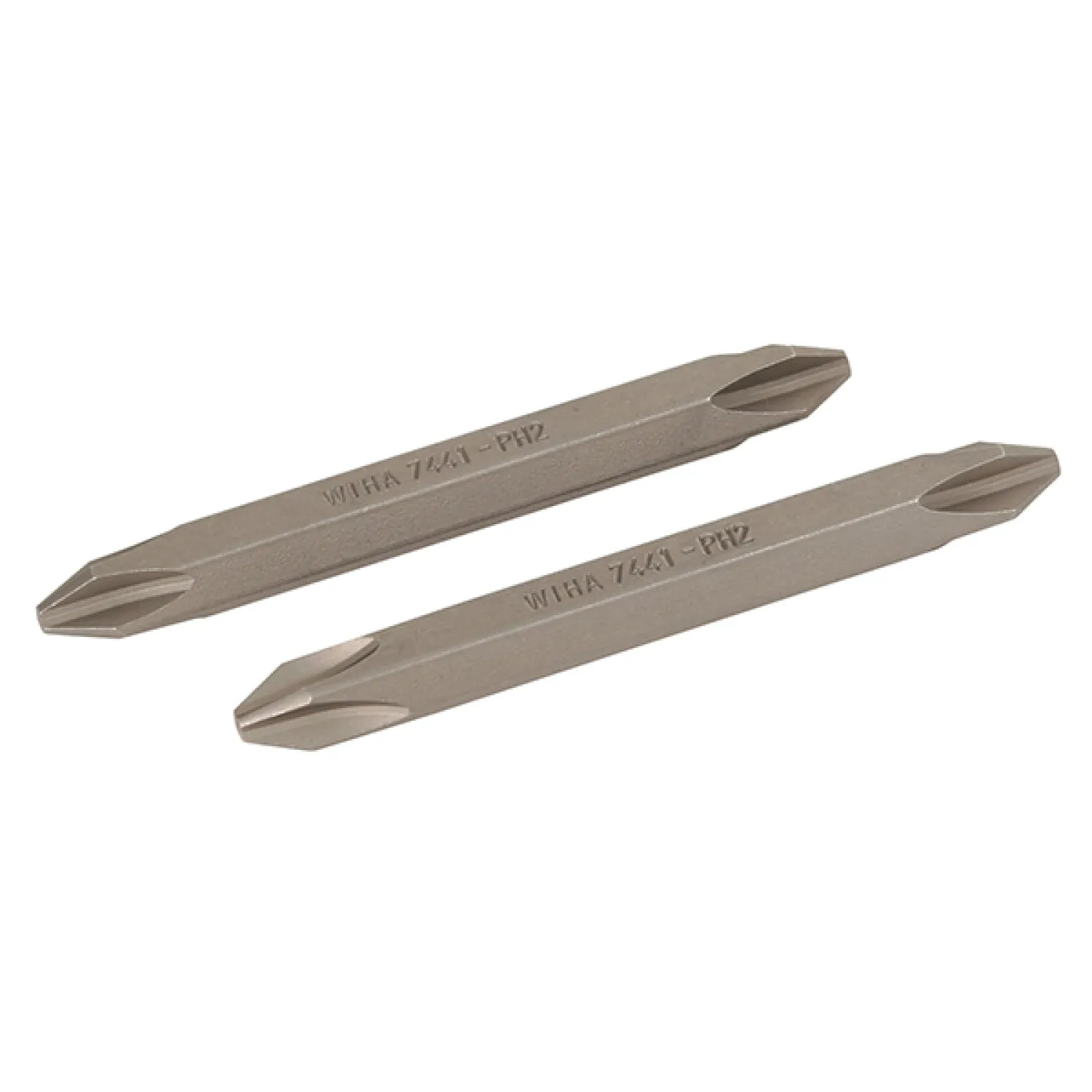 Wiha Tools 71465 #2   #2 x 60mm Phillips Double End Bit, 2 Pack