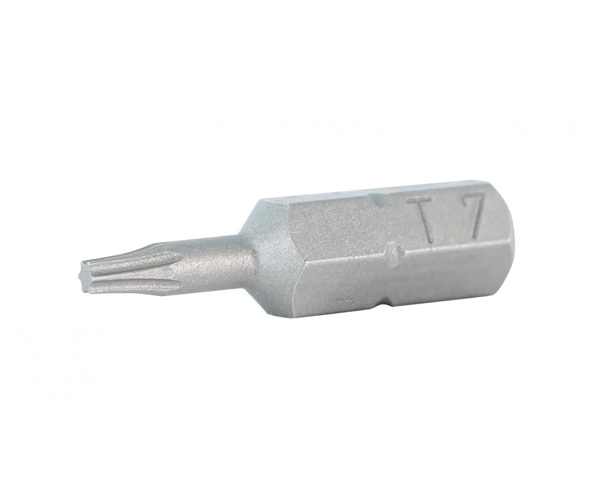 Wiha Tools 71507 T7 x 38mm TORX Insert Bit, 10 Pack
