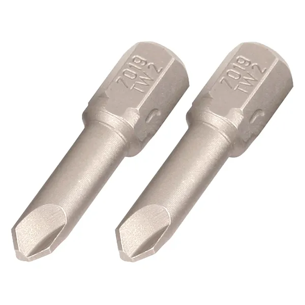 Wiha Tools 71951 #2 x 25mm Tri-Wing Insert Bit, 2 Pack