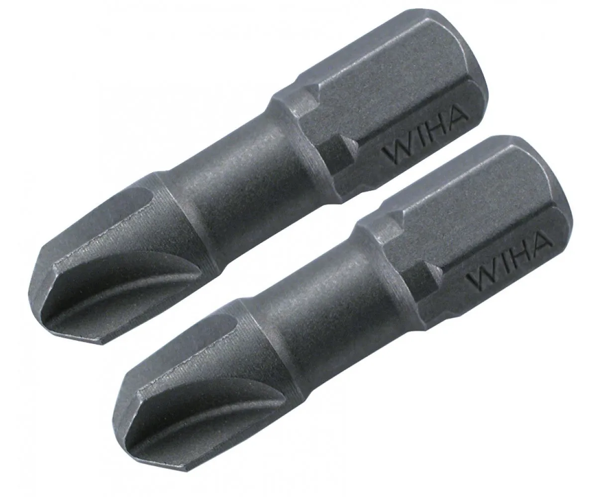 Wiha Tools 71957 Torq-Set Insert Bit, #6 x 25 mm, 2 Pk.
