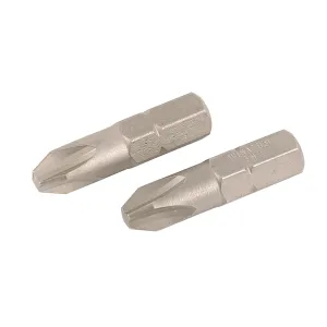 Wiha Tools 72102 #2 x 32mm Phillips Insert Bit with 5/16" Drive, 2 Pack
