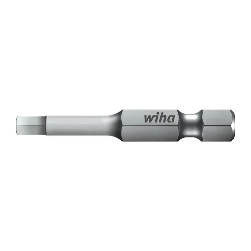 Wiha Tools 72261 - Hex Contractor Power Bit 7/32 Inch, L - 50 mm 100 Pcs
