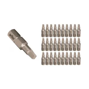 Wiha Tools 72539 Square Contractor Bits #3 x 25mm - 30 Piece