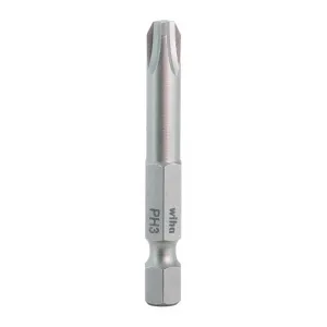 Wiha Tools 74124 Phillip Power Bit, #3 x 50 mm, 10 Pk
