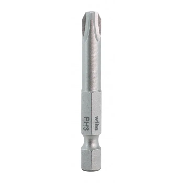 Wiha Tools 74124 Phillip Power Bit, #3 x 50 mm, 10 Pk