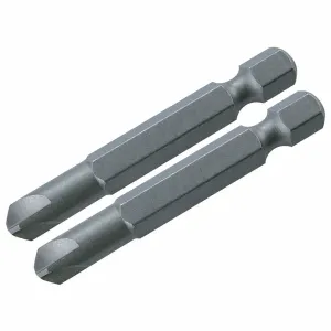 Wiha Tools 74968 #10 x 50mm Torq-Set Power Bit, 2 Pack