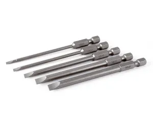 Wiha Tools 76093 Slotted Power Blades, 5 Pc. Set