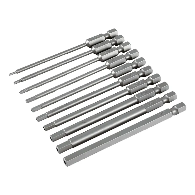 Wiha Tools 76096 Security Hex Inch Power Blades, 10 Pc. Set