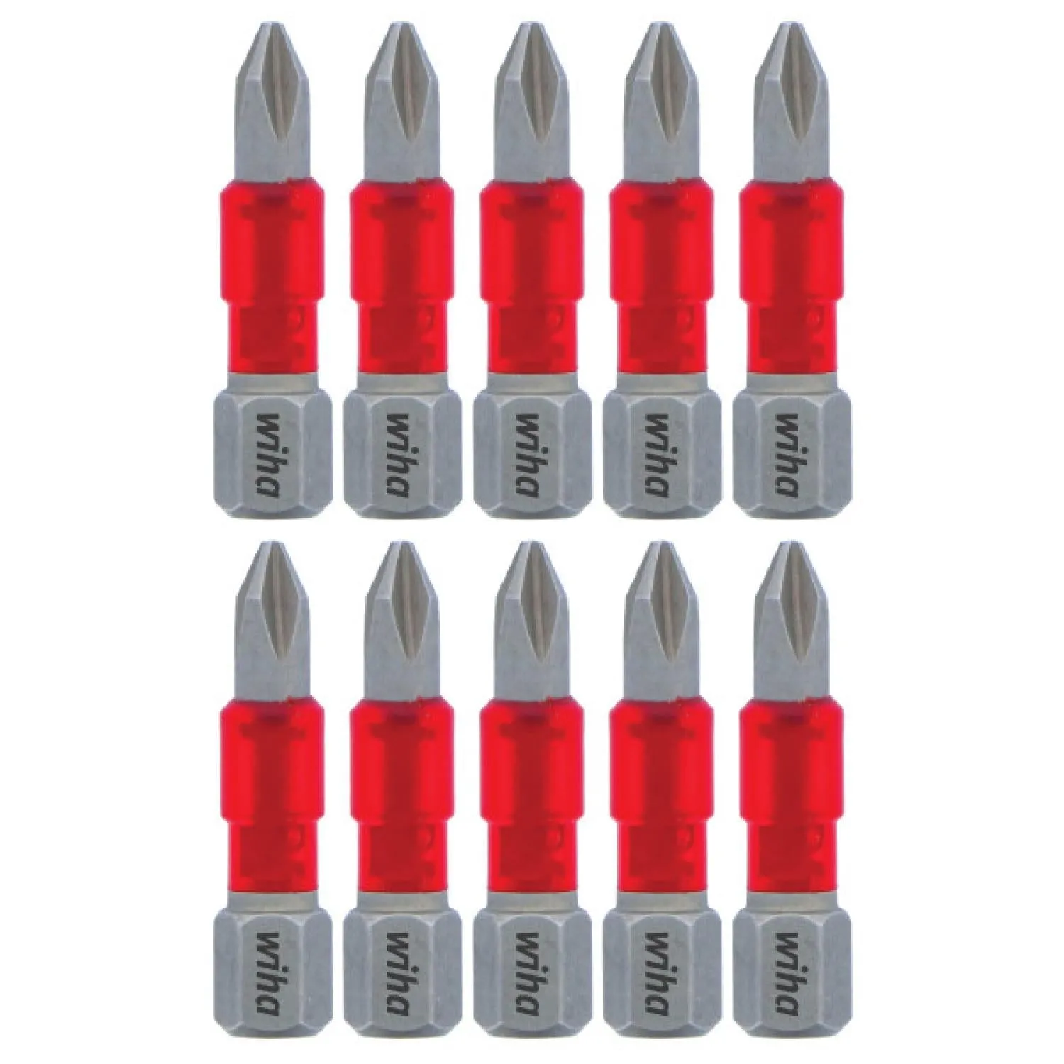 Wiha Tools 76501 MaxxTor Impact Bit Phillips #1 - 29mm - 10 Pack
