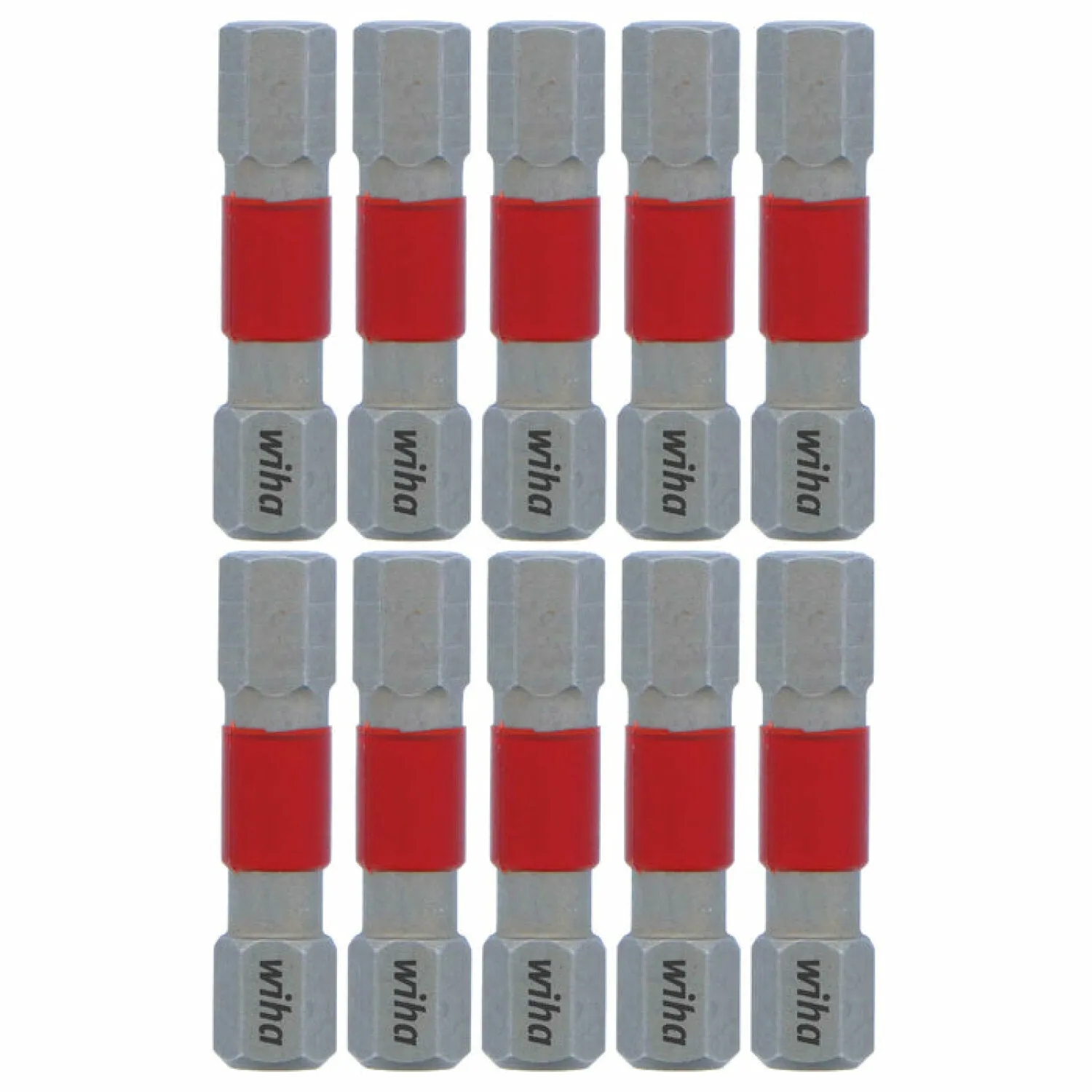 Wiha Tools 76526 MaxxTor Impact Bit Hex 6.0mm x 29mm - 10 Pack