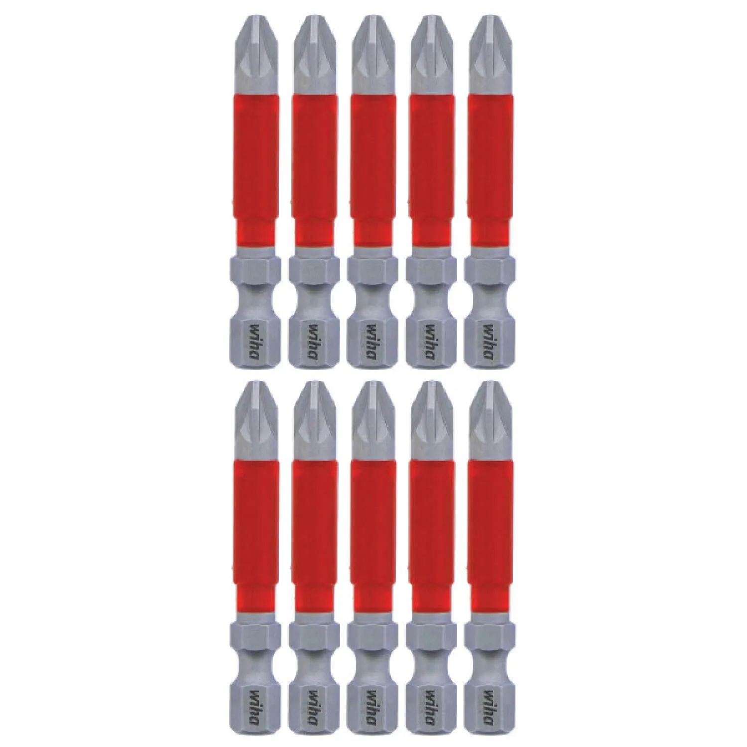 Wiha Tools 76549 MaxxTor Impact Bit Pozidriv #2 x 49mm - 10 Pack
