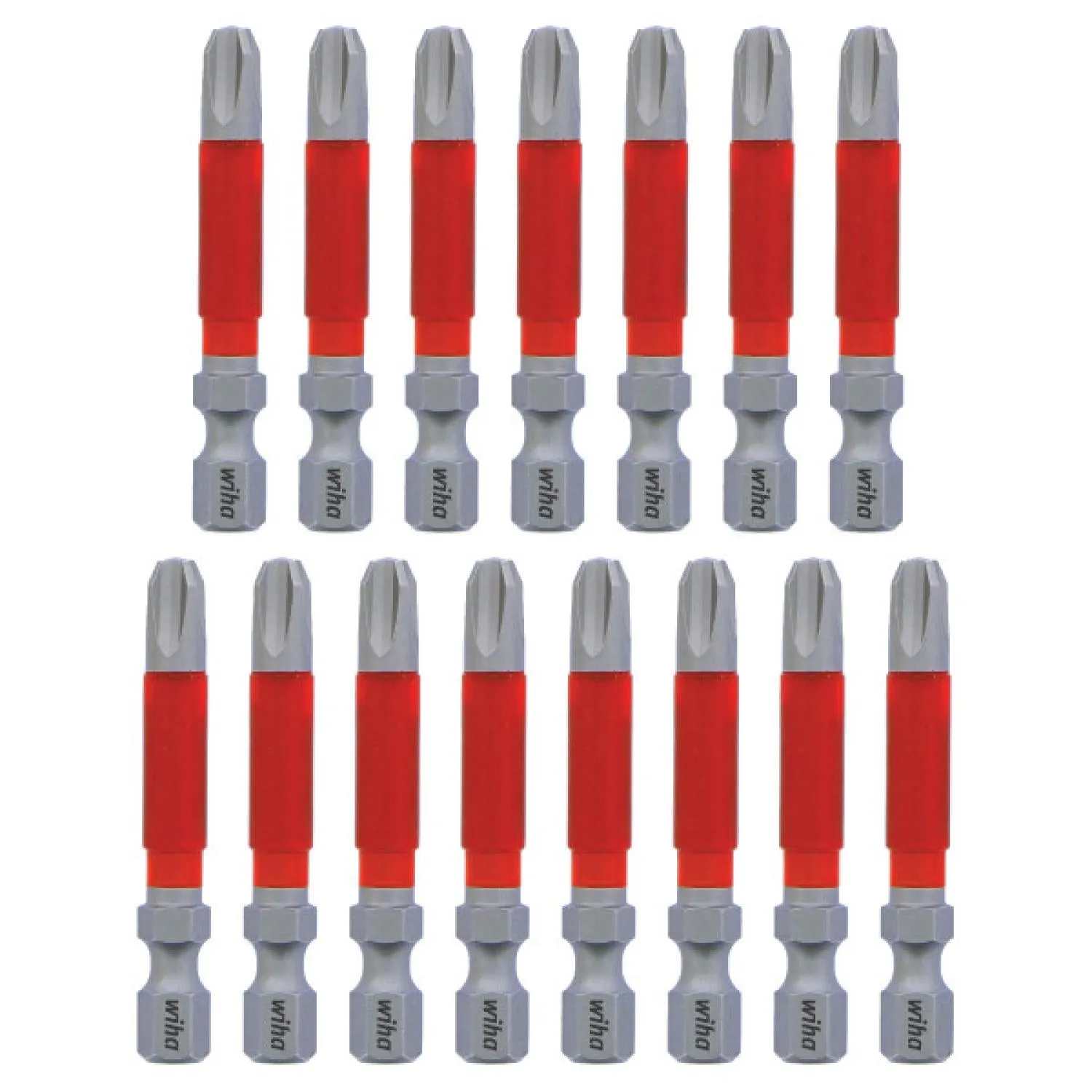 Wiha Tools 76643 MaxxTor Impact Bit Phillips #3 - 49mm - 15 Pack