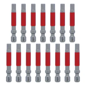 Wiha Tools 76673 MaxxTor Impact Bit Hex 3/16" - 49mm - 15 Pack