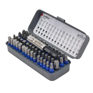 Wiha Tools 76868 GoBox TerminatorBlue Impact Bit Set, 61 Pc.
