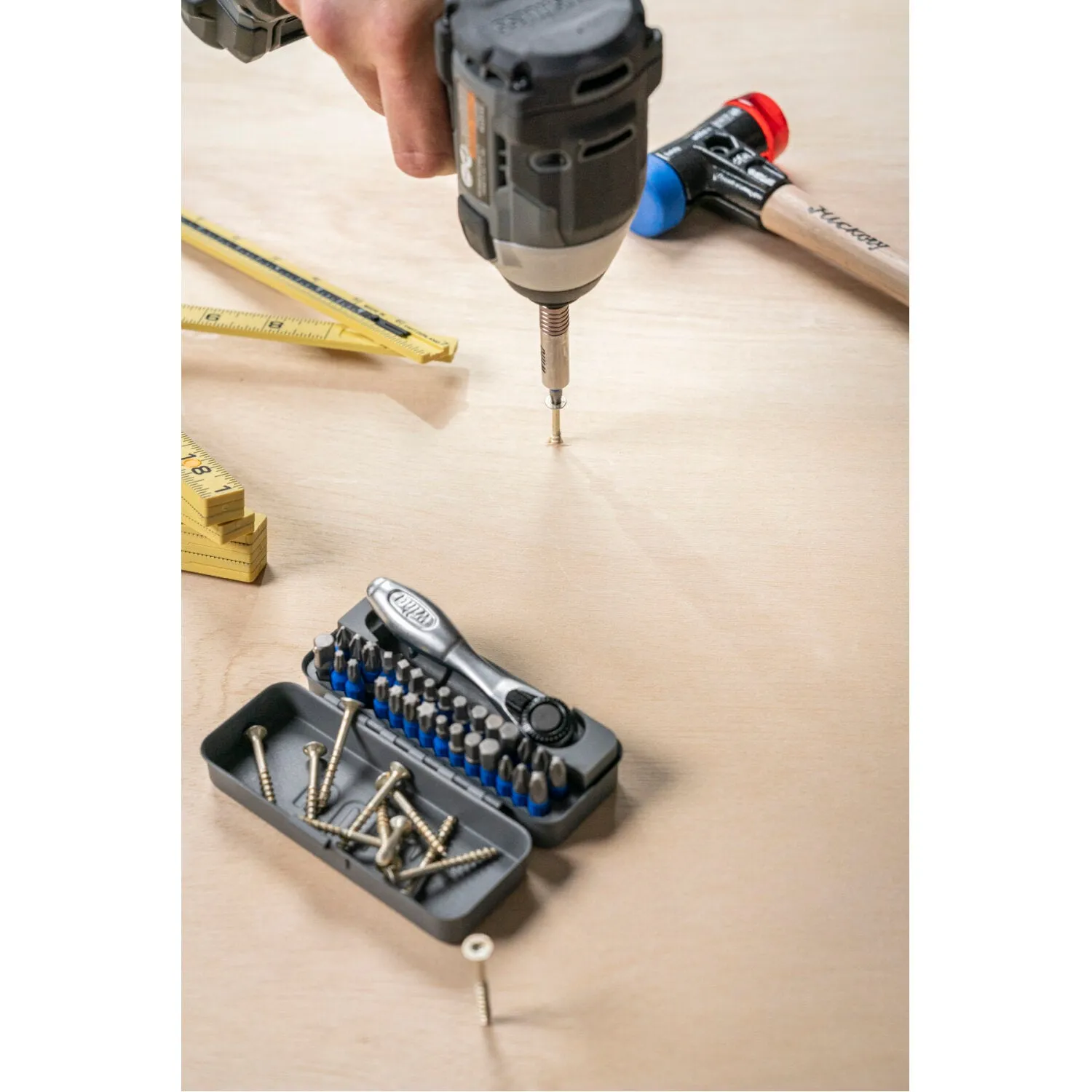 Wiha Tools 76868 GoBox TerminatorBlue Impact Bit Set, 61 Pc.