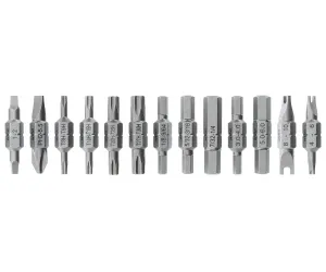 Wiha Tools 77783 13 Bit Pack Double Ended Security Bit Reload for 26-in-1