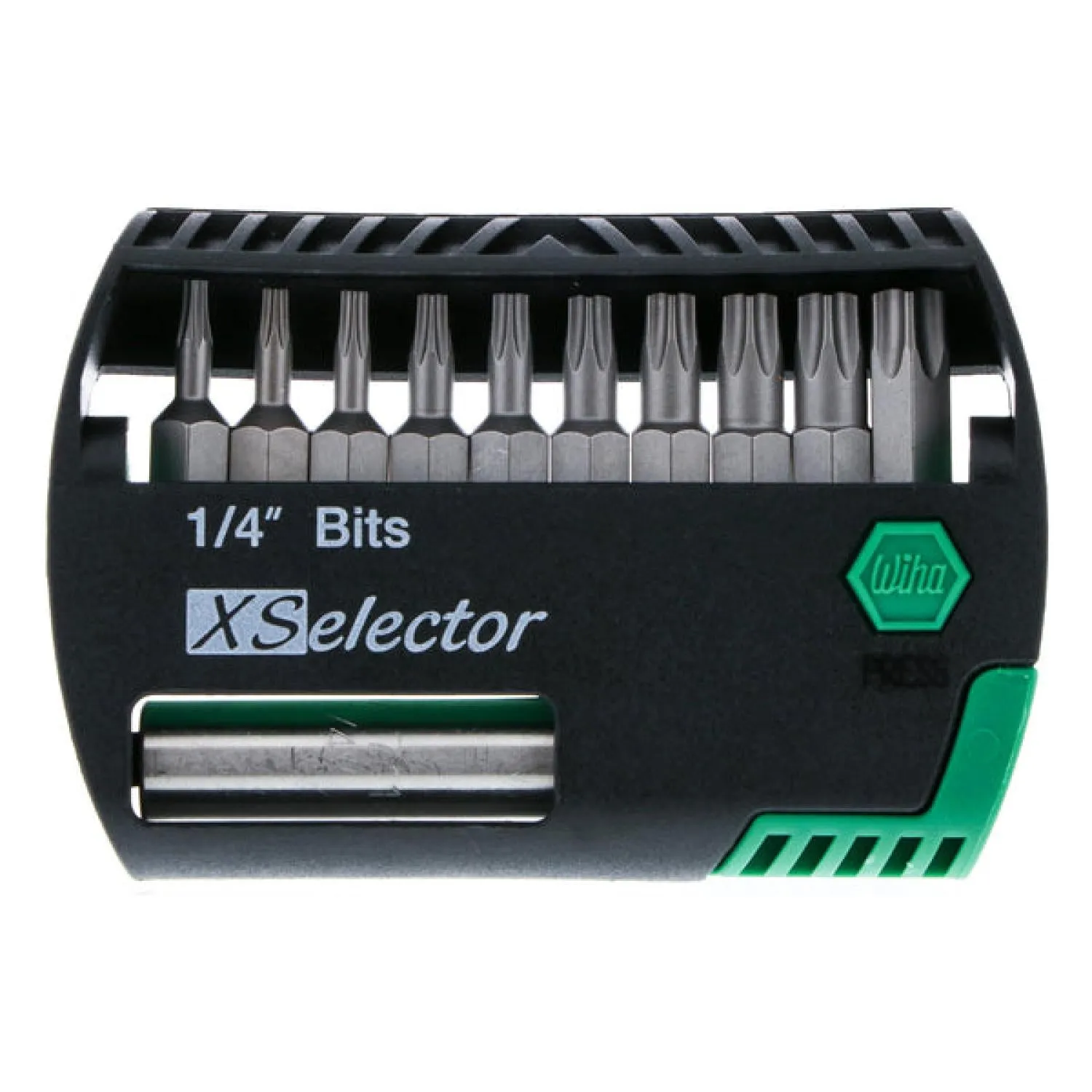 Wiha Tools 79445 11 Piece Torx Xselector and Magnetic Bit Holder Set - T7 - T40