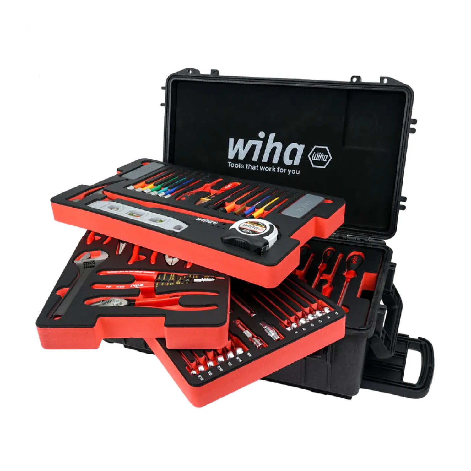 Wiha Tools 92100 Premium Mobile Tool Kit, 194 Pc.